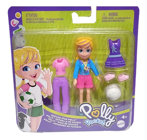 Muñeca Polly Poket Soccer Star (Usado)