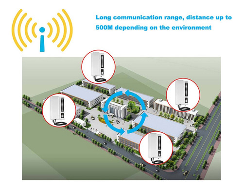 Sistema De Intercomunicación Inalámbrico 433mhz Walkie 8