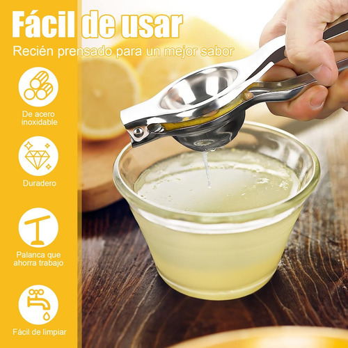 Exprimidor Manual De Acero Inoxidable, Exprimidor De Limones
