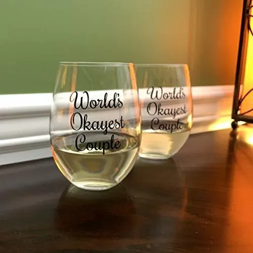 Copas De Vino Sin Tallo (las Copas De Pareja Más Buenas Del