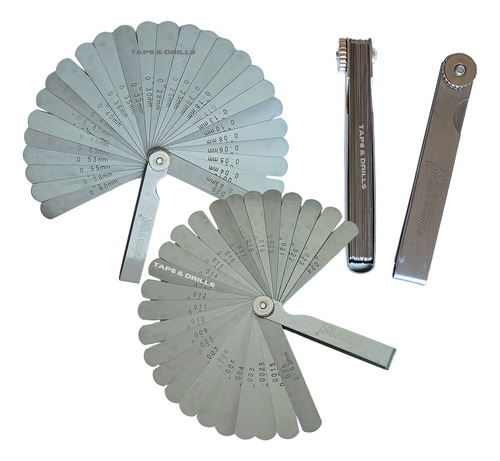 Kit Lainometro De Precisión .0015 - .025 Pulgadas (4 Pza)