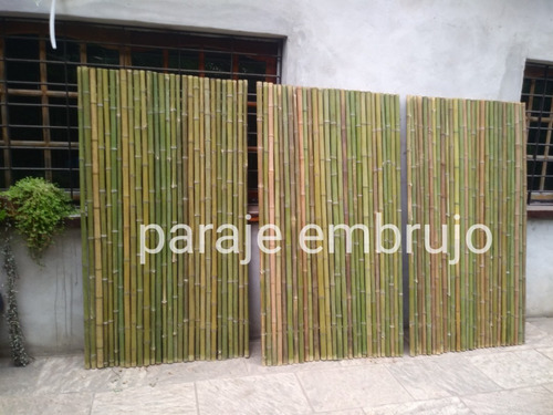 Cercos De Caña A Medida Tacuara Bambu Pergolas. Envios (Usado)