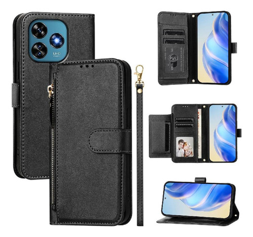 Funda Abatible For Oukitel C51 Titular De La Tarjeta Pu