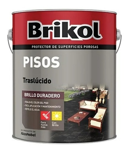 Brikol Pisos Traslucido X4 Pintureria Don Luis Mdp 