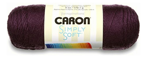 Caron Simply Soft Hilo Liso De 6 Onzas, Calibre 4 Mediano,