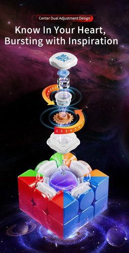 Juguetes Moyu Weilong Warm V10 3x3x3 Magnetic Version