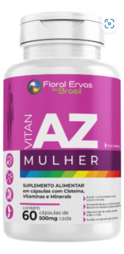 Multivitamínico Vitan Az Hombre Mujer 60 Capsulas 