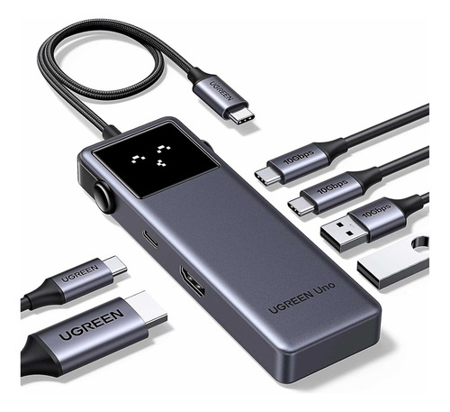 Adaptador Hub 6 En 1 60hz Ugreen Windows Mac 100w