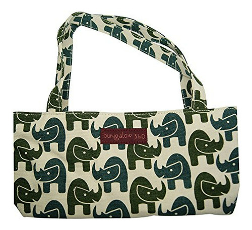 Bungalow360 Mini Bolso De Lona De Algodón Vegano - Rhino