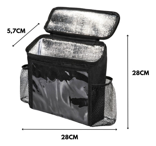 Bolso Conservadora Auto Asiento Delantero Ideal Viaje 5.5lts