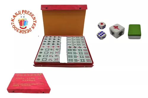 Kit Jogo Mahjong Completo Na