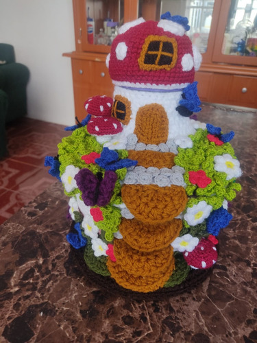 Amigurumi Casa Con Hongo