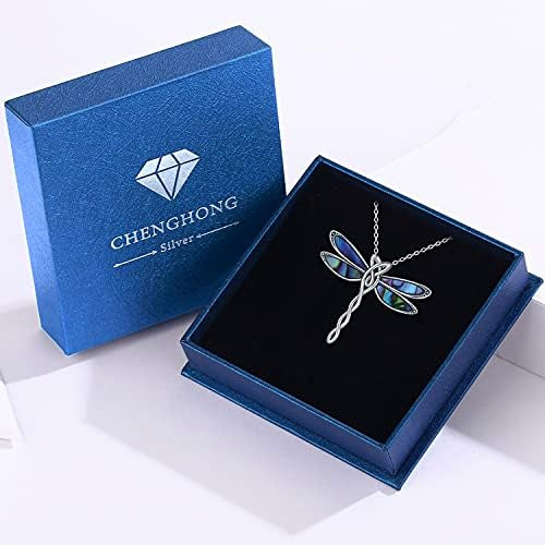 Chenghong Collar De Libélula Para Mujer De Plata De Ley 925