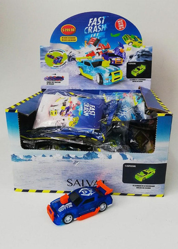 Imagen 1 de 3 de Autitos Fast Crash Ice - Caja X 12 - Auto A Fricción