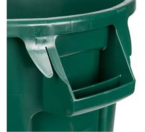 Brute Rubbermaid 121 Litros Contenedor De Basura  Color Verde