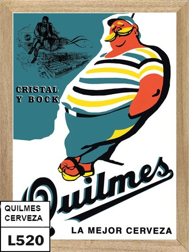 Quilmes Cerveza Cuadros Posters Carteles Publicidades  L520