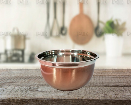 Bowl De Acero Inoxidable - Cocina Linea Cobre 26 Cm