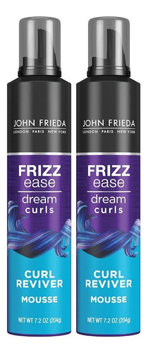 John Frieda Frizz Ease Curl Reviver Mousse Kit C/2 Cor De Cabelo