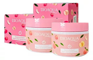 2 Exfoliante Ácido De Fruta Extracto De Melocotón 140g