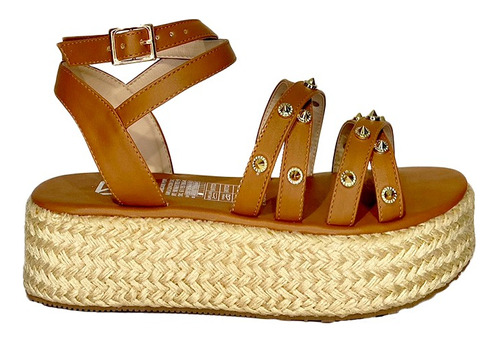 Sandalias Plataformas Dama Mujer Calzado Zapato Yute Karla C