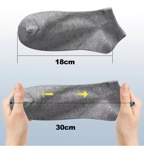Calcetines Cortos Hombres Dama Unisex Cómodo 30 Pares