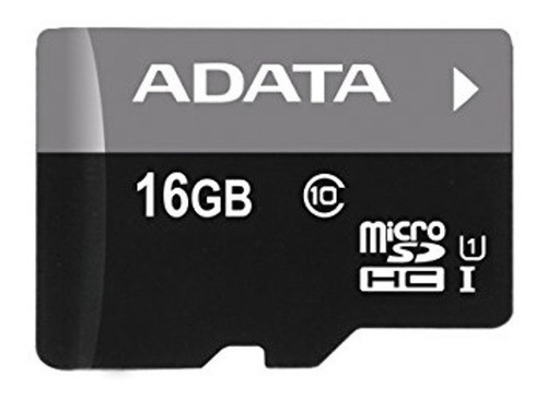 Tarjeta Micro Sdhc 16gb Adata Premier, Uhs-i, U1, Clase 10