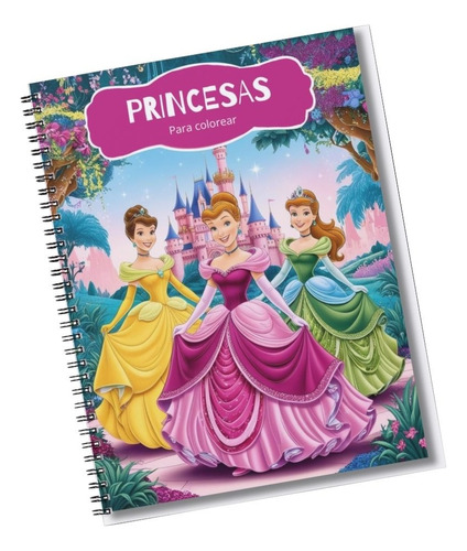 Kit Princesas Para Colorear | 28 Páginas Pdf Descargable