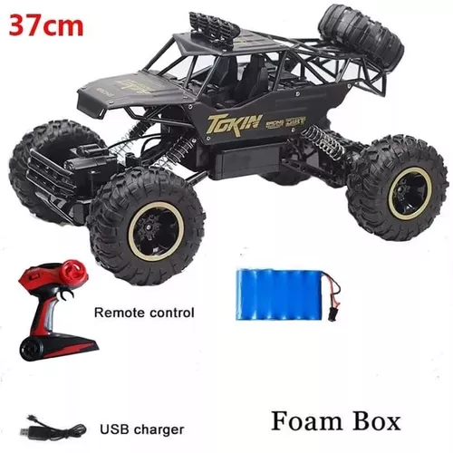 Grande Carrinho De Controle Remoto Rc 4x4 37cm Grande