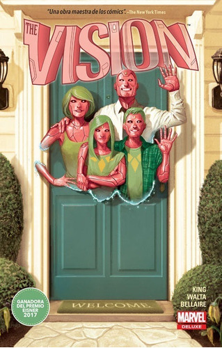 Vision Portada 2 Marvel Deluxe Pasta Dura