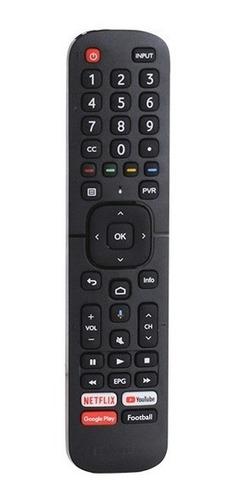 Control Remoto Erf2j60h Para Smart Bgh Noblex Sanyo Hisense