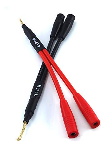 Adaptador De Enchufe Tipo Banana Wjstn Splitter 1m-2f, Paque