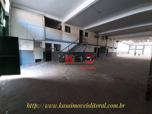 Imagem 4 de 20 de Galpão Para Alugar, 1217 M² Por R$ 19.000,00 - Paquetá - Santos/sp - Ga0080