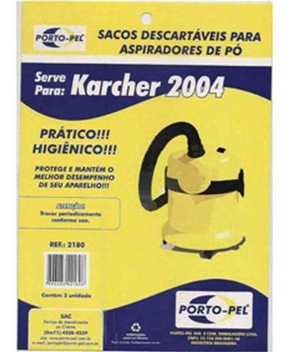 Saco Aspirador Karcher 2004 A2003 - 3 Und (ref.2180)