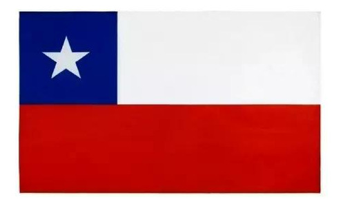 Bandera De Chilena De Tela Poliester 147 Cm X 84 Cm Smallbox
