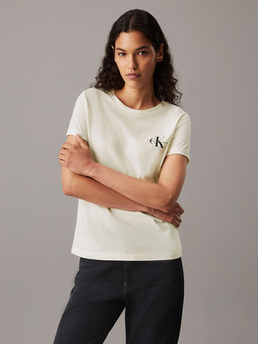 Pack 2 Poleras Monologo Slim Multicolor Calvin Klein