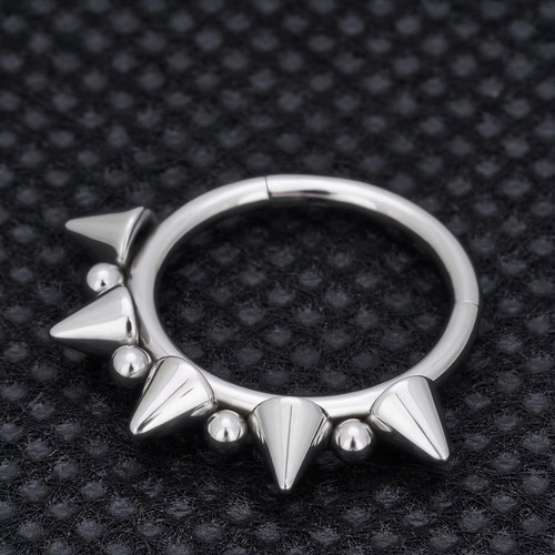Piercing Arete Picos Punk Titanio G23 Astm F136 Unisex