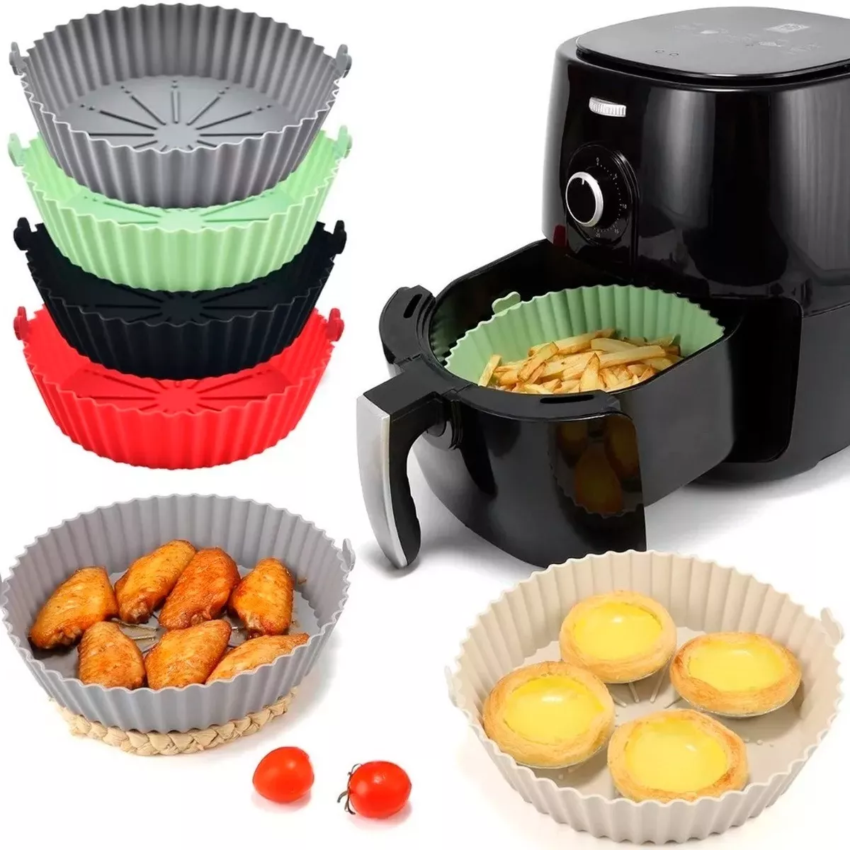 Terceira imagem para pesquisa de forma de silicone para airfryer