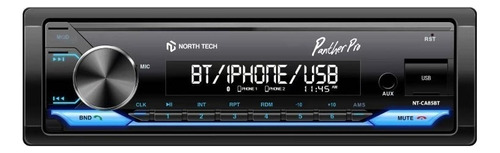 Radio para auto North Tech Panther Pro NT-CA85BT con USB, bluetooth y lector de tarjeta SD