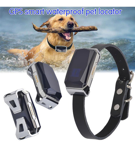 Localizador De Perros Y Gatos G12 Smartgps Resistente Al Agu