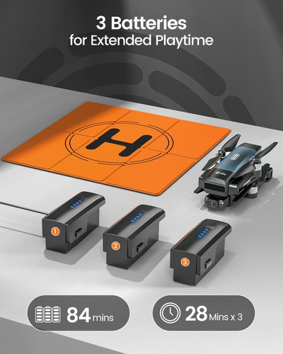 Drones Holy Stone Hs600 Con Cámara Para Adultos 4k, Faa Re..
