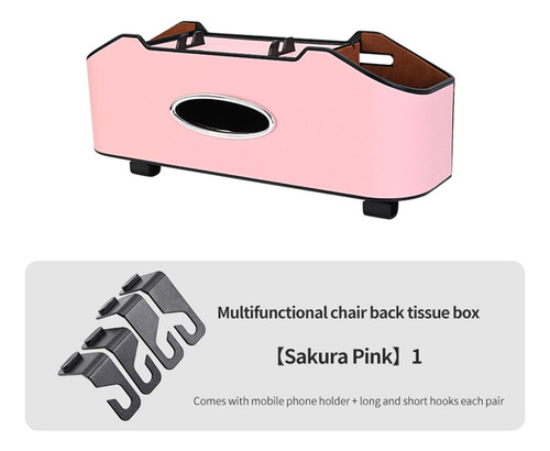 Organizador Para Asiento Trasero De Coche, Rosa