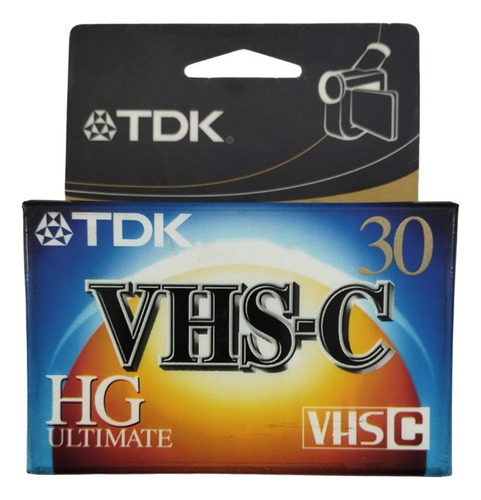 Cassette Video Vhs-c Tdk Tc-30hg Ultimate