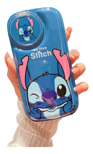 Case Stitch Espejo + Mica Cristal Para iPhone 11 Pro Max