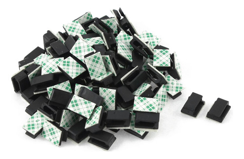 100 Unidades De Soporte Adhesivo Para Cables, Corbatas, Orga