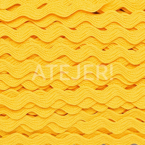 Imagen 2 de 6 de Galon Zig Zag Bentley Pasamanería De 5mm Art 320 X 20 Metros