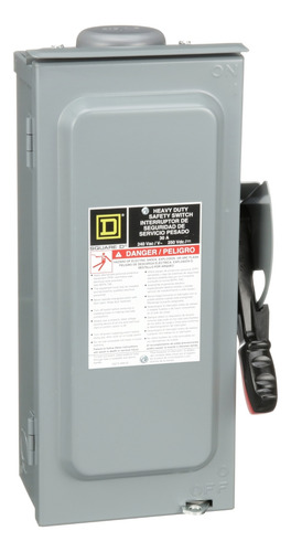 H321nrb Interruptor De Seguridad 30a, 4 Wire, 3 Pole, 1 Neu
