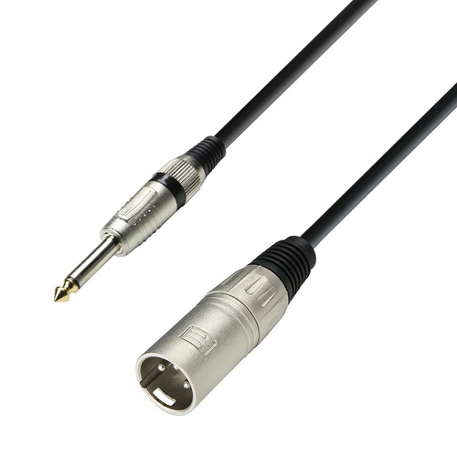 Cable Plug Para Microfono Instrumento Adam Hall 6m K3mmp0600