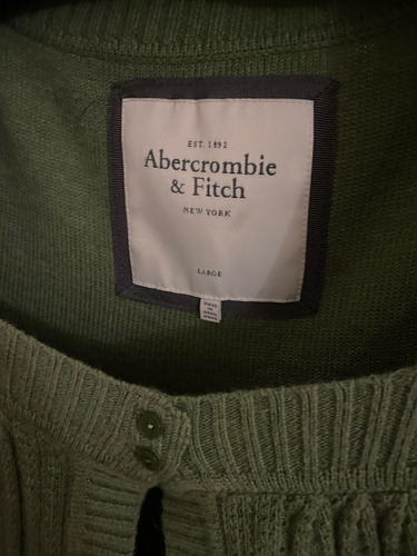 Chaleco De Lanilla Abercrombie Para Mujer - Talle L