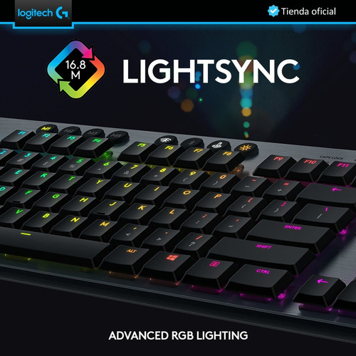 Logitech G815 Teclado Gamer Mecánico Ultrafino Rgb Lightsync