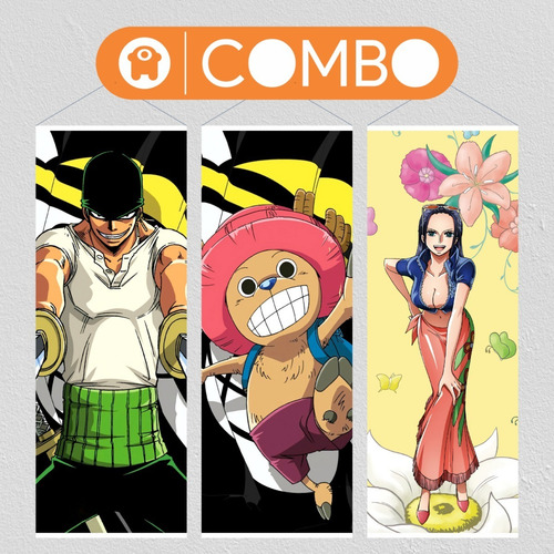 Tu Combo Personajes One Piece X 3 - Animeras